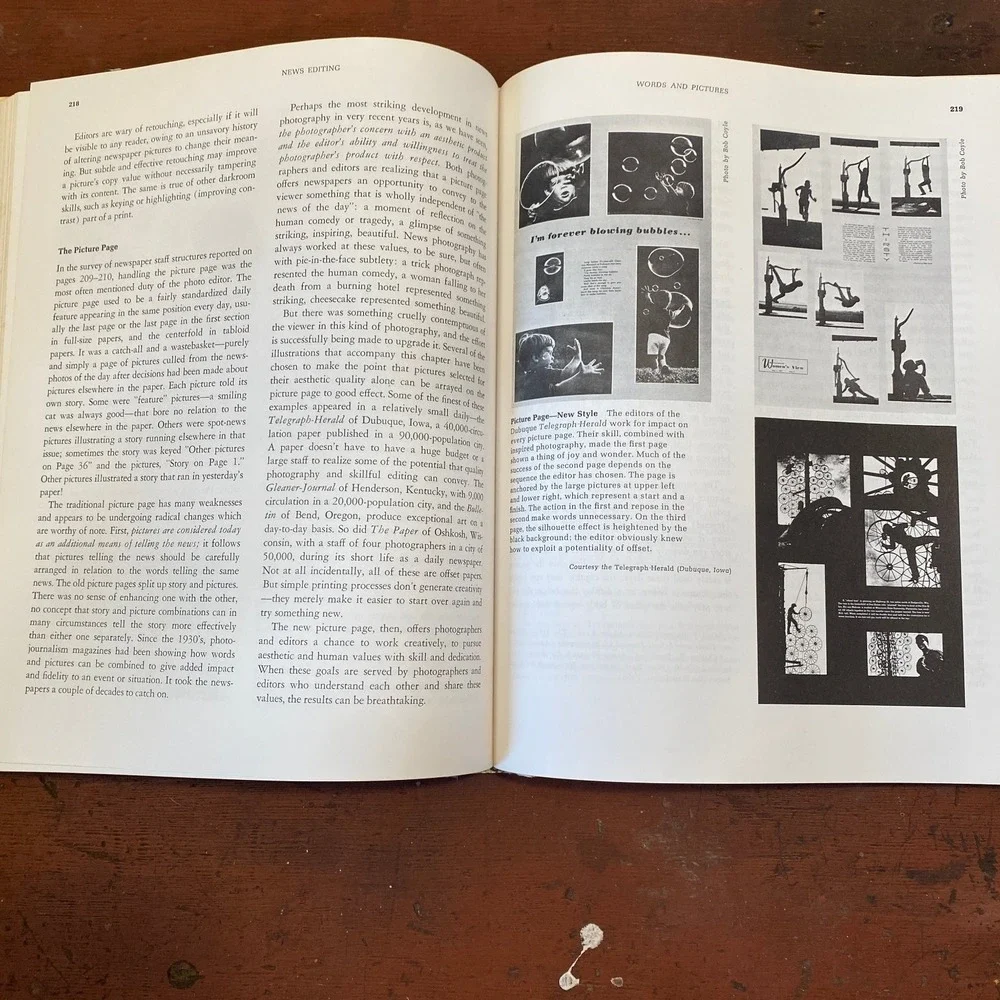 NEWS EDITING Bruce H. Westley Second Edition 1972 Journalism Textbook Newspaper